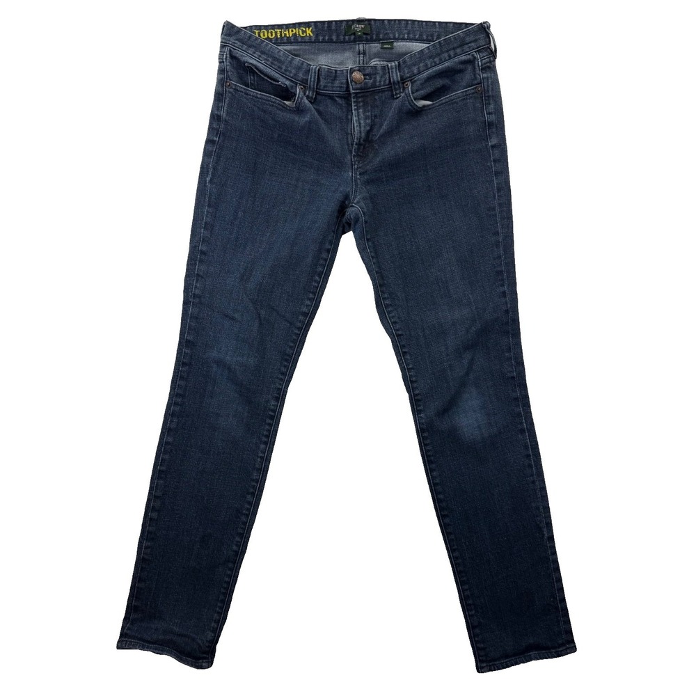 J.Crew Toothpick Jeans Women's Size 31 Stretch Medium Wash Skinny